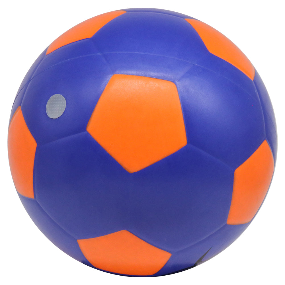 JELEX "Neon" LED lichtgevende voetbal blauw/oranje