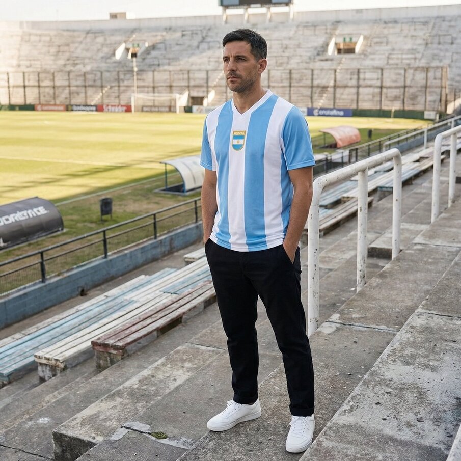Argentinië "Retro History" JELEX Heren Thuisshirt