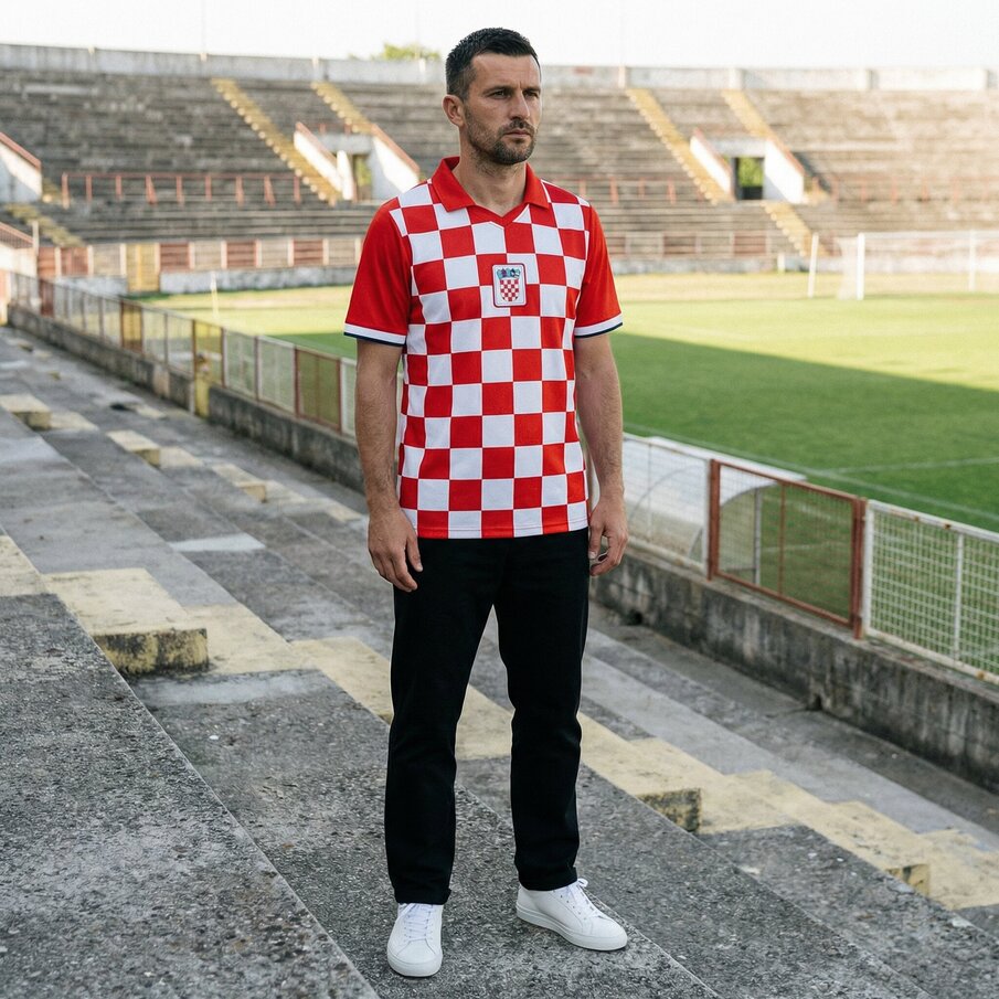 Kroatië "Retro History" JELEX Heren Truitje