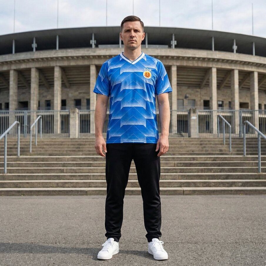 DDR "Retro History" JELEX Herenshirt