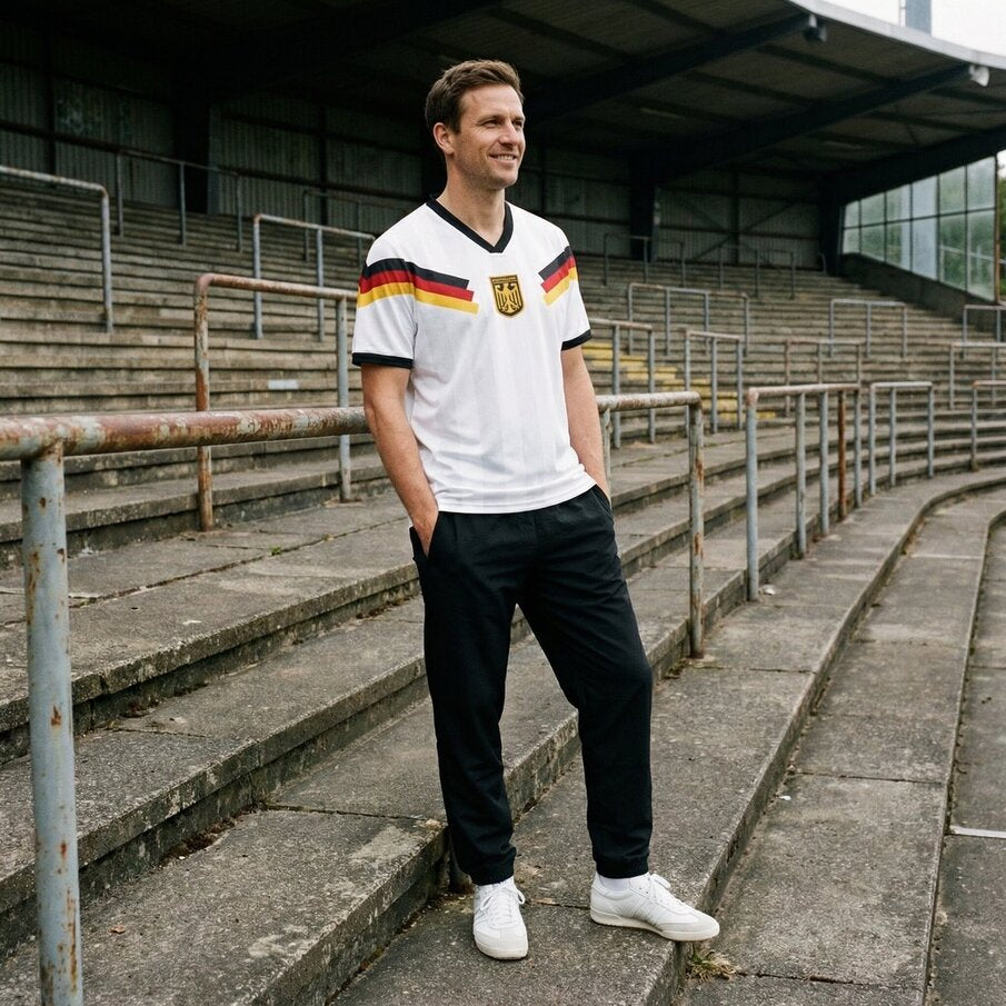 Duitsland "Retro Geschiedenis" JELEX Heren thuisshirt