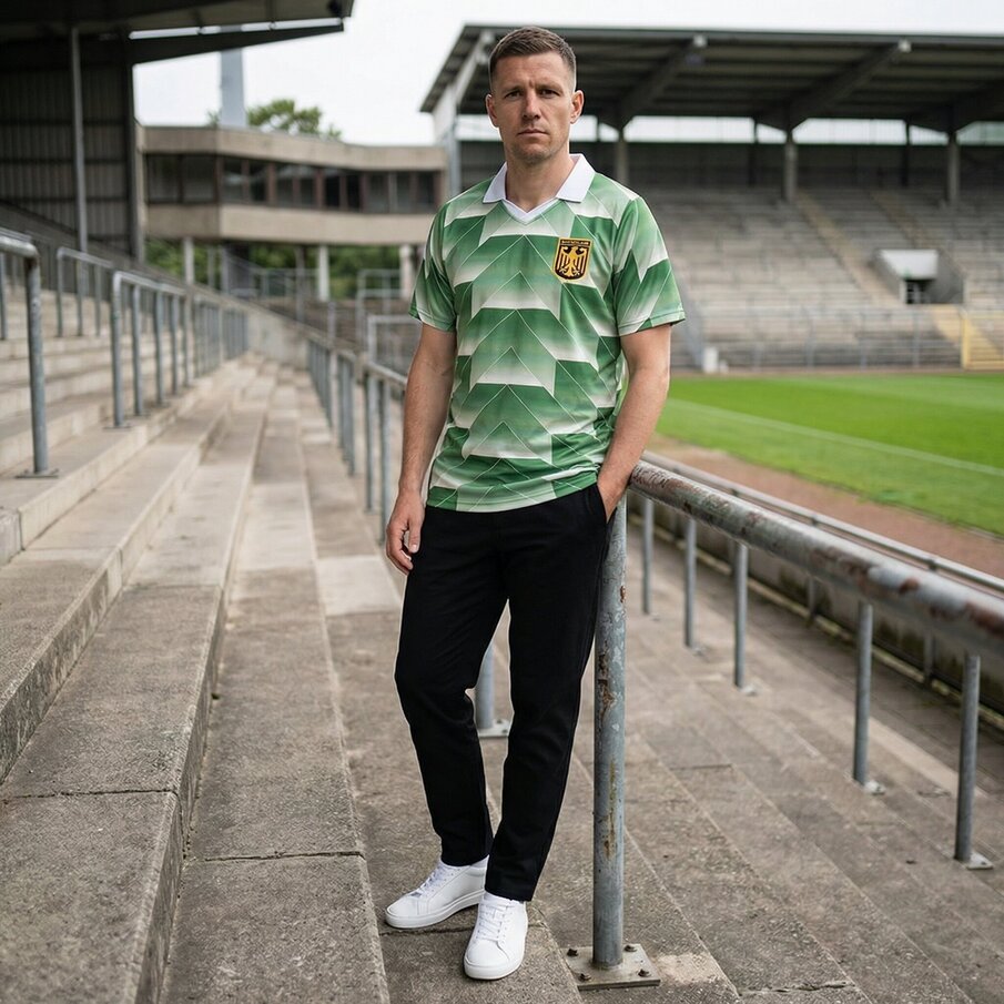 Duitsland "Retro History" JELEX Heren Uitshirt