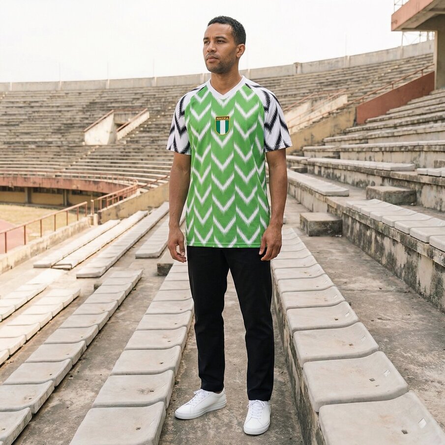 Nigeria "Retro History" JELEX herenshirt