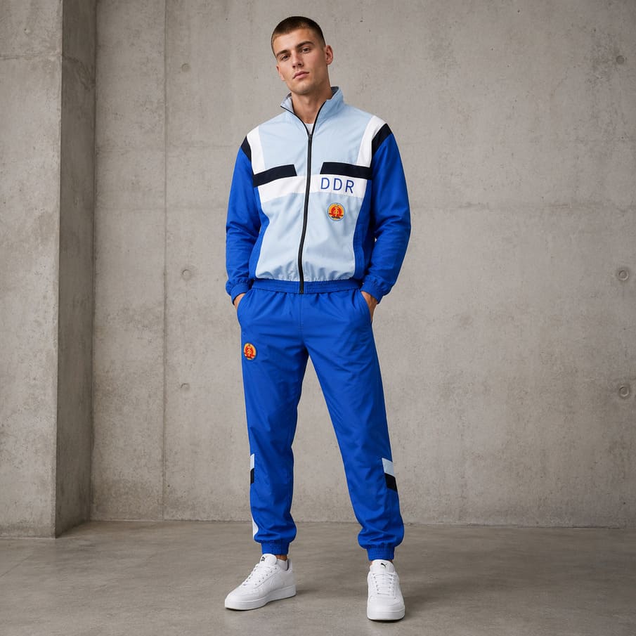 DDR "Retro-trainingspak" JELEX Presentatiepak voor heren
