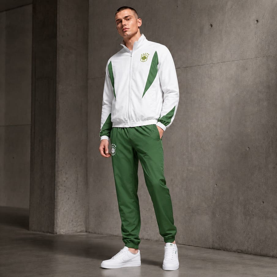 Brazilië "Retro Trainingspak" JELEX Heren Thuis Presentatiepak