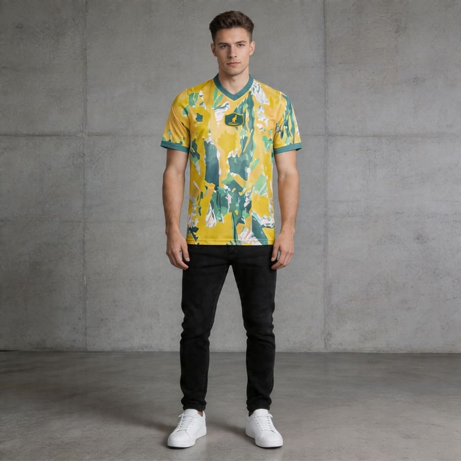 Australië "Retro History" JELEX heren T-shirt
