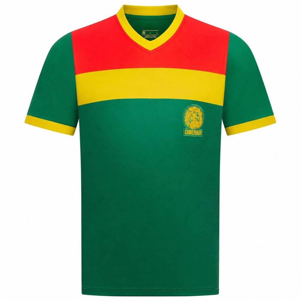 Kameroen "Retro History" JELEX Heren T-shirt