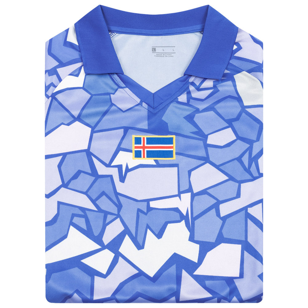 IJsland "Retro Geschiedenis" JELEX Heren Jersey