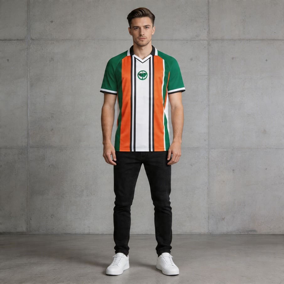 Ivoorkust "Retro History" JELEX herenvoetbalshirt