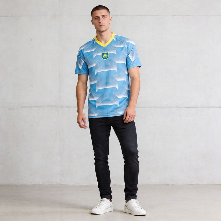 Kazachstan "Retro History" JELEX Heren Shirt