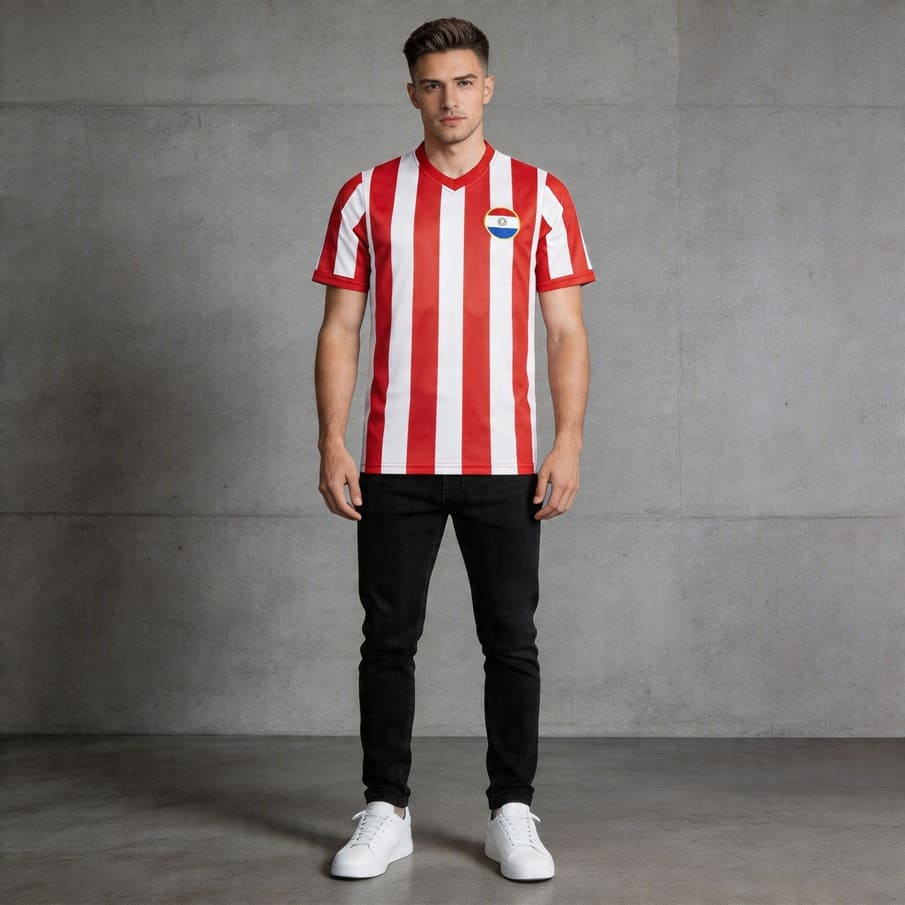Paraguay "Retro History" JELEX heren T-shirt