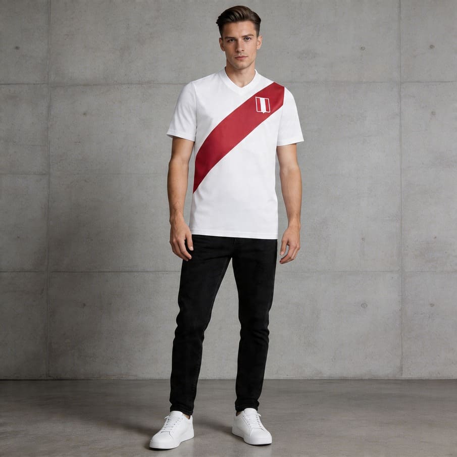 Peru "Retro Geschiedenis" JELEX Heren Jersey