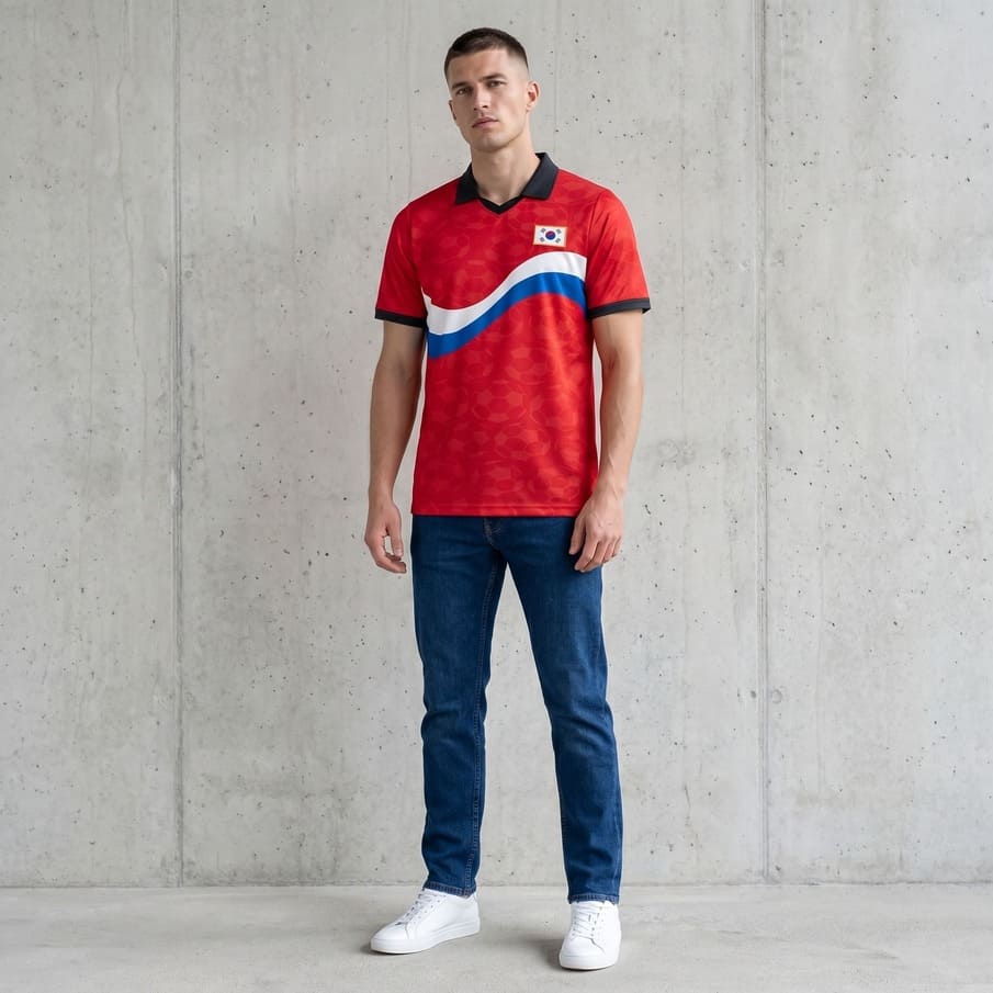 Zuid-Korea "Retro History" JELEX Heren Jersey