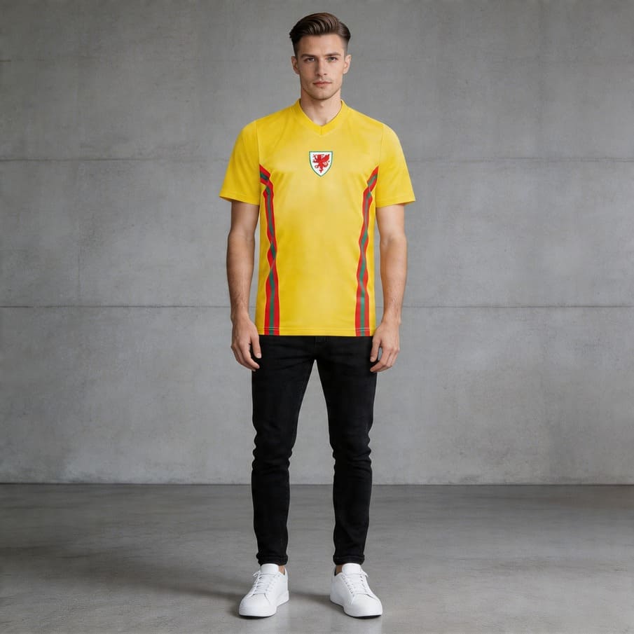 Wales "Retro History" JELEX herenshirt