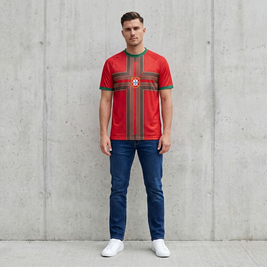 Portugal "Performance" JELEX Heren voetbalshirt