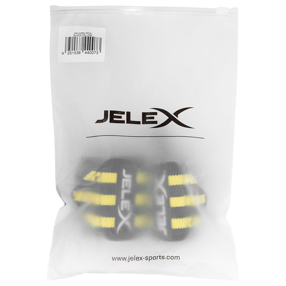JELEX Strong Fitness polsbanden zwart-geel