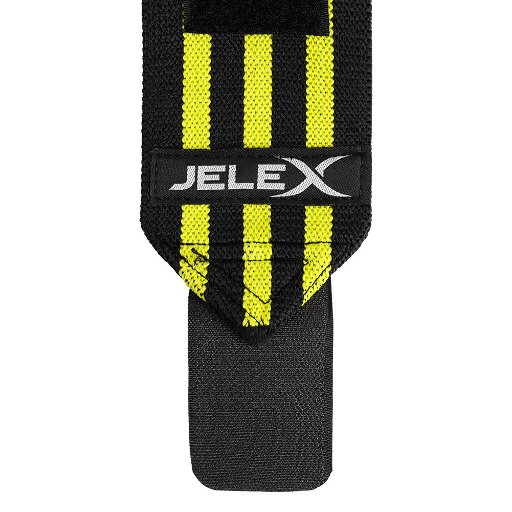 JELEX Strong Fitness polsbanden zwart-geel