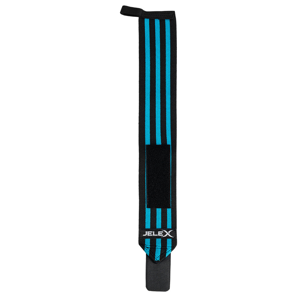 JELEX Strong Fitness polsbanden zwart-blauw