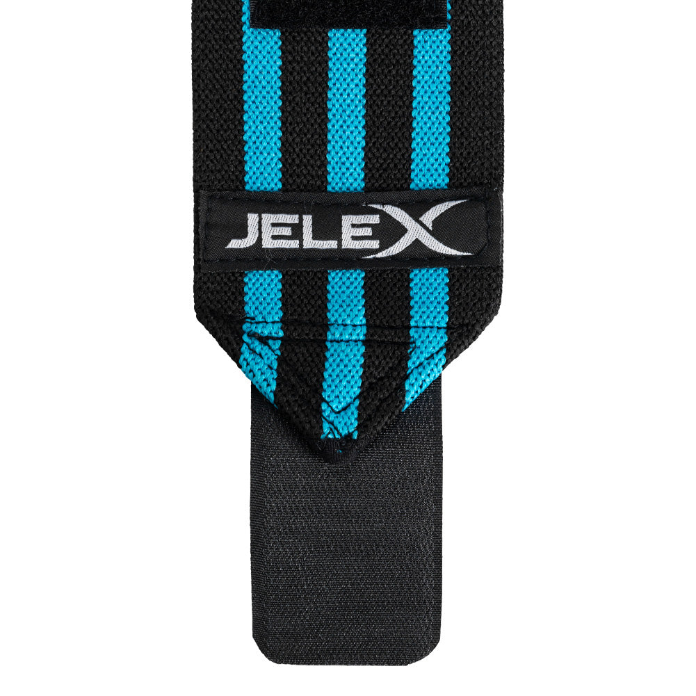 JELEX Strong Fitness polsbanden zwart-blauw