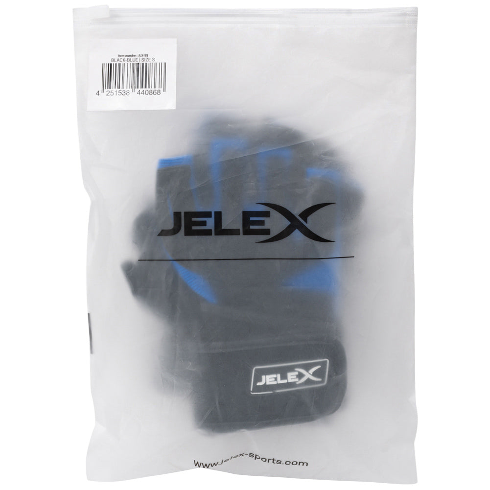 JELEX Power Premium gevoerde trainingshandschoenen zwart-blauw