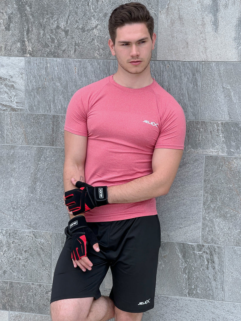 JELEX Power Premium gevoerde trainingshandschoenen zwart-rood