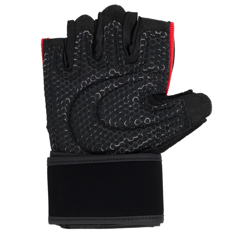 JELEX Power Premium gevoerde trainingshandschoenen zwart-rood
