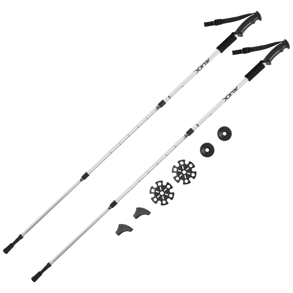 JELEX Nature Wandelstokken zilver