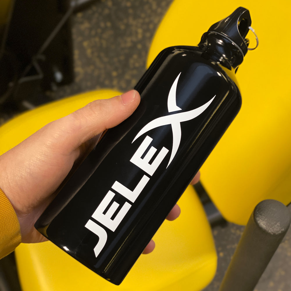 JELEX Aqua Drinkfles 600ml zwart