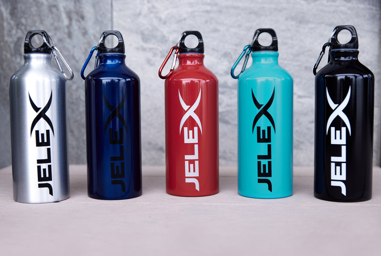 JELEX Aqua Drinkfles 600ml zwart