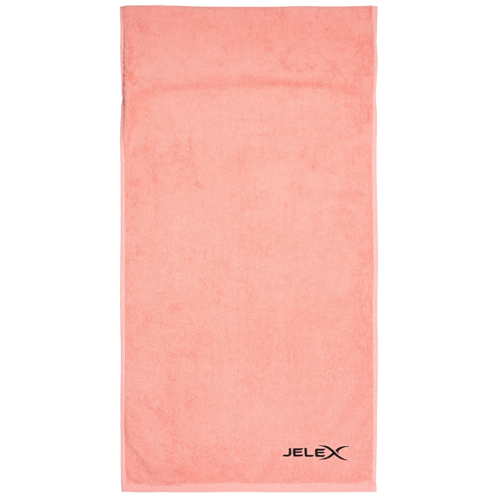 JELEX "100FIT" Fitness handdoek met zak roze