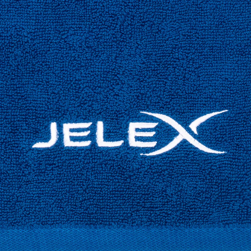 JELEX "100FIT" Fitness handdoek met zak koningsblauw
