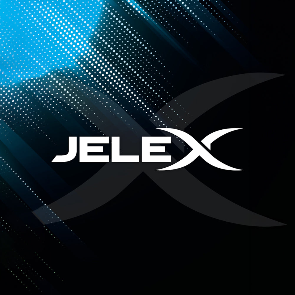 JELEX "Neon" LED Licht Voetbal zwart/oranje