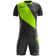 Zeus Kit Alex Heren Trainingspak met Shorts grijs neongeel – S