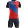 Zeus Kit Alex herenshirtset met korte broek rood koningsblauw – S