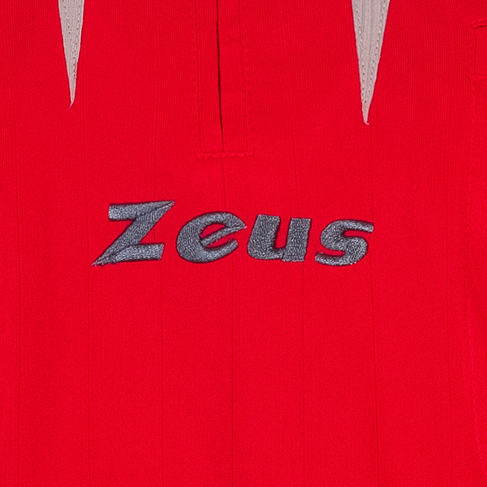 Zeus Heren Scheidsrechter set met truitje en shorts Rood