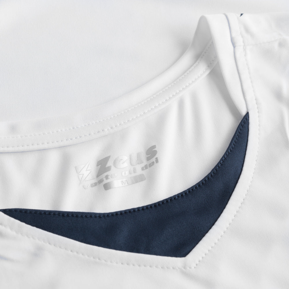 Zeus Kit Flora Dames Basketbalshirt met short wit