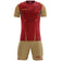 Zeus Kit Hero T-shirtset met korte broek rood goud – S|M