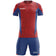 Zeus tenue voor helden met shorts, rood-koningsblauw – S|M