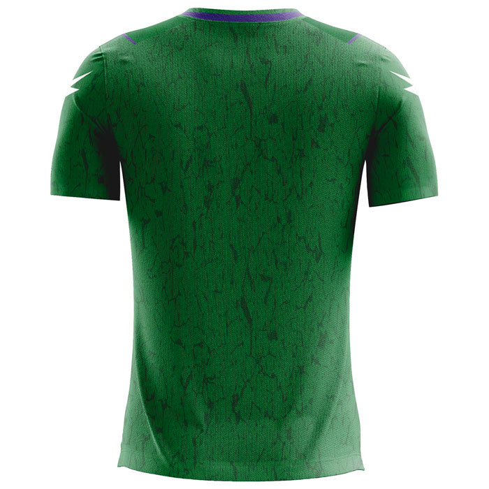 Zeus Kit Hero T-shirtset met korte broek groen paars