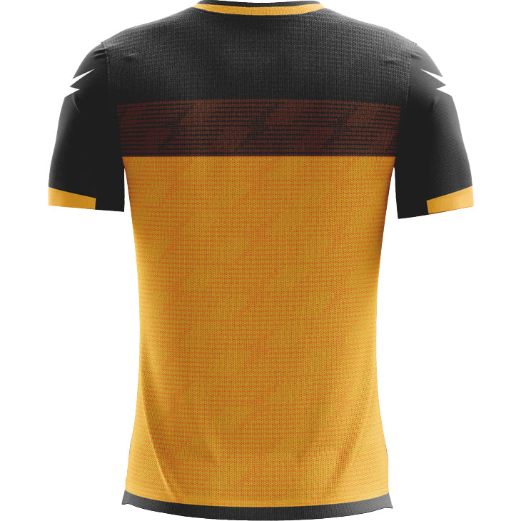 Zeus Icon Teamwear Set Shirt met short amber zwart