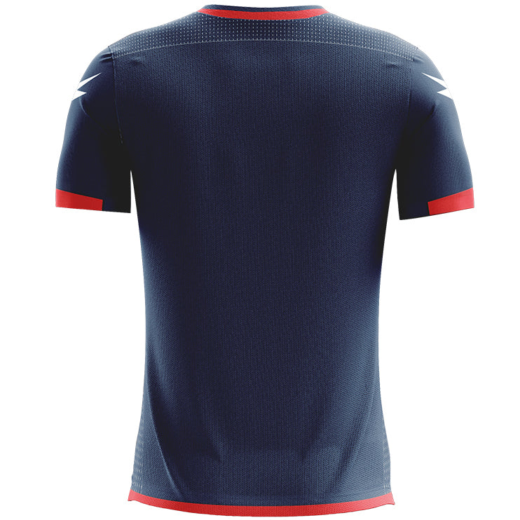 Zeus Icon Teamwear Set Shirt met short marinerood