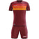 Zeus Icon Teamwear Set Shirt met short donkerrood oranje – S|M