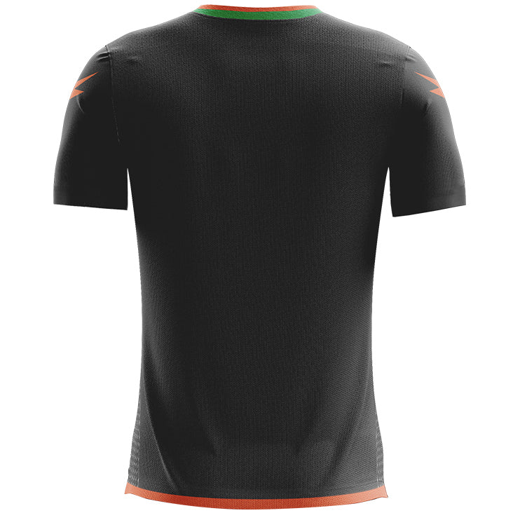 Zeus Icon Teamwear Set Trikot met shorts zwart oranje groen