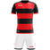 Zeus Icon Teamwear Set Shirt met short rood zwart – S|M