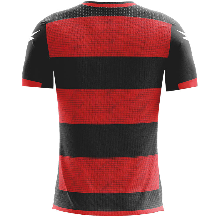Zeus Icon Teamwear Set Shirt met short rood zwart