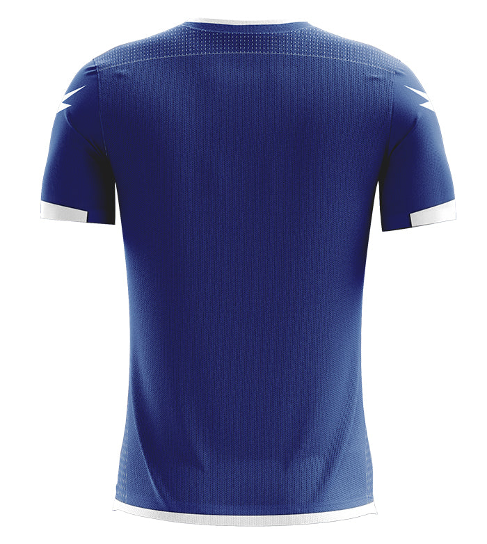 Zeus Icon Teamwear Set Shirt met short royal blue wit