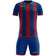 Zeus Icon Teamwear Set Shirt met short royal blue donkerrood – S|M