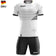 Zeus Mundial Teamwear Set Trikot met korte broek wit zwart – 128 YS|3XS