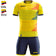 Zeus Mundial Teamkleding Set T-shirt met korte broek geel koningsblauw rood – 128 J.R.|3XS