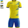 Zeus Mundial Teamwear Set T-shirt met shorts geel royal – 128 YS|3XS